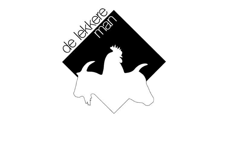 Logo van restaurant de lekkere man